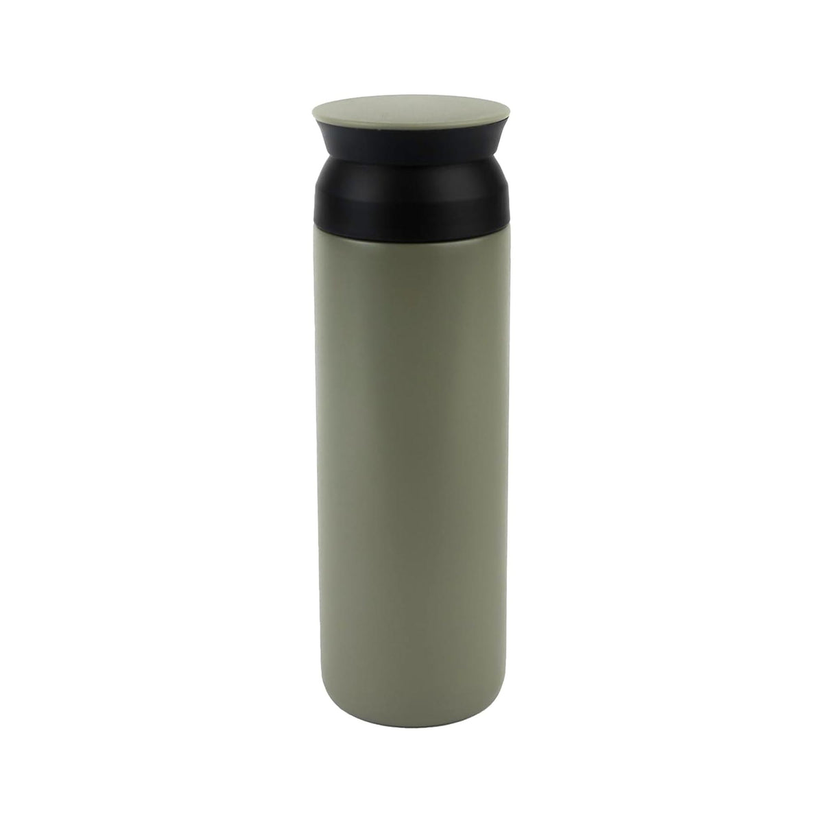Premium Stainless Steel Travel Mug Flask - Matt Khaki - 500 ml