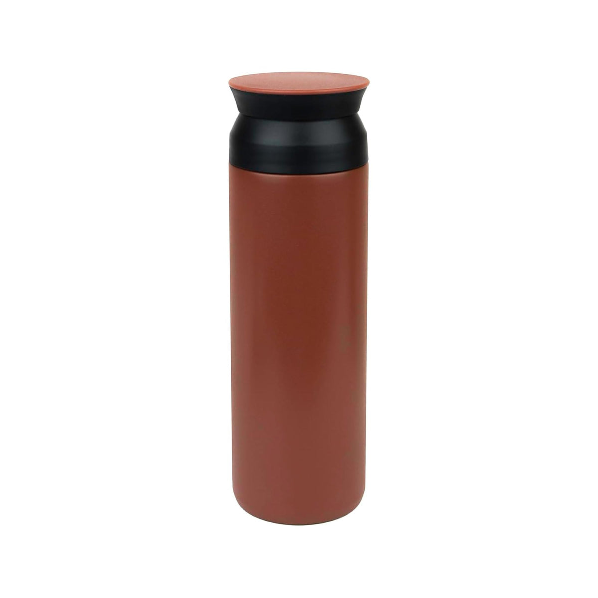 Premium Stainless Steel Travel Mug Flask - Matt Orange - 500 ml