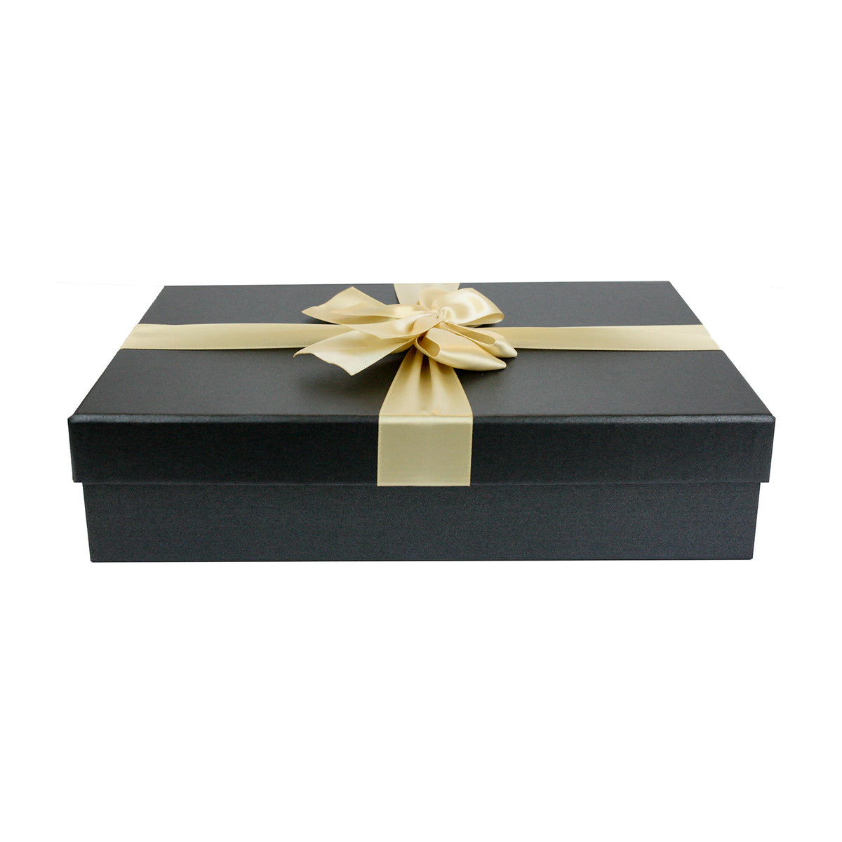 Luxurious black rectangle gift box for birthdays