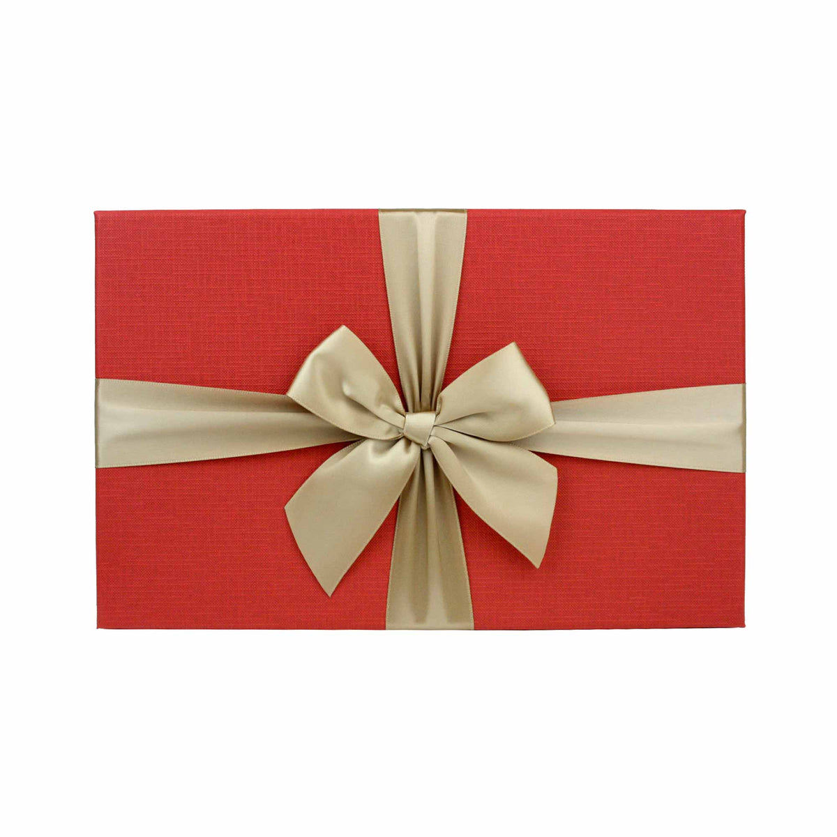 Red Gift Box with Satin Ribbon