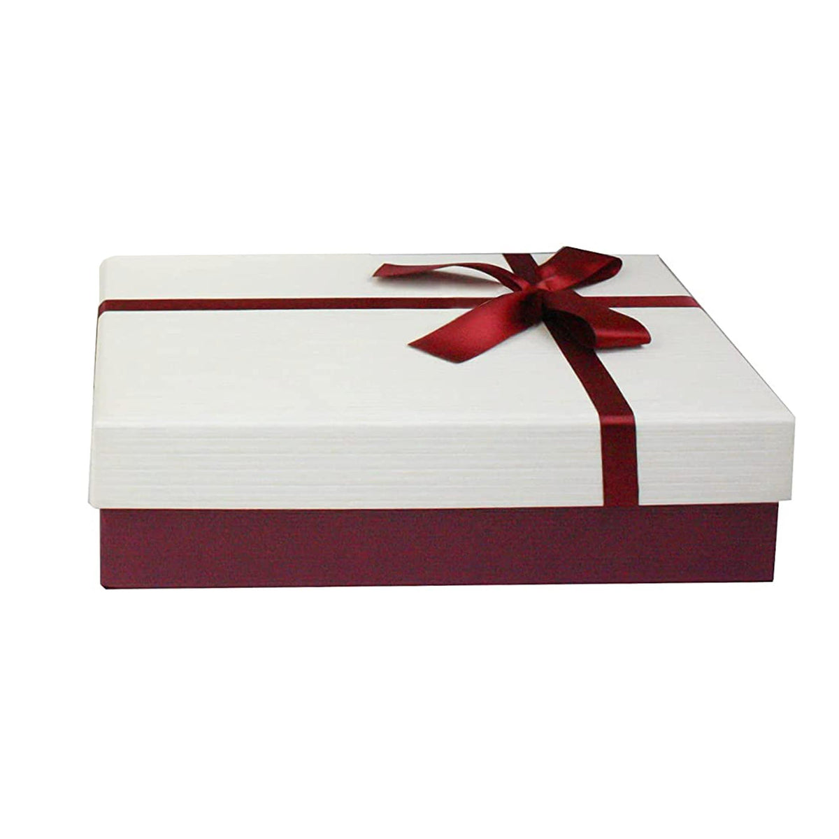 Luxury Burgundy/Cream Gift Box - Single (Sizes Available)