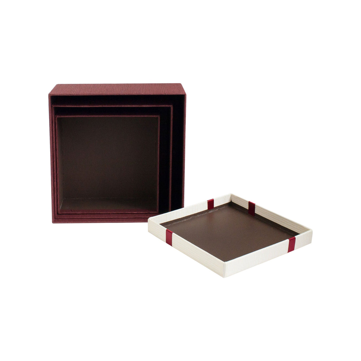 Premium presentation gift box in contrasting colors