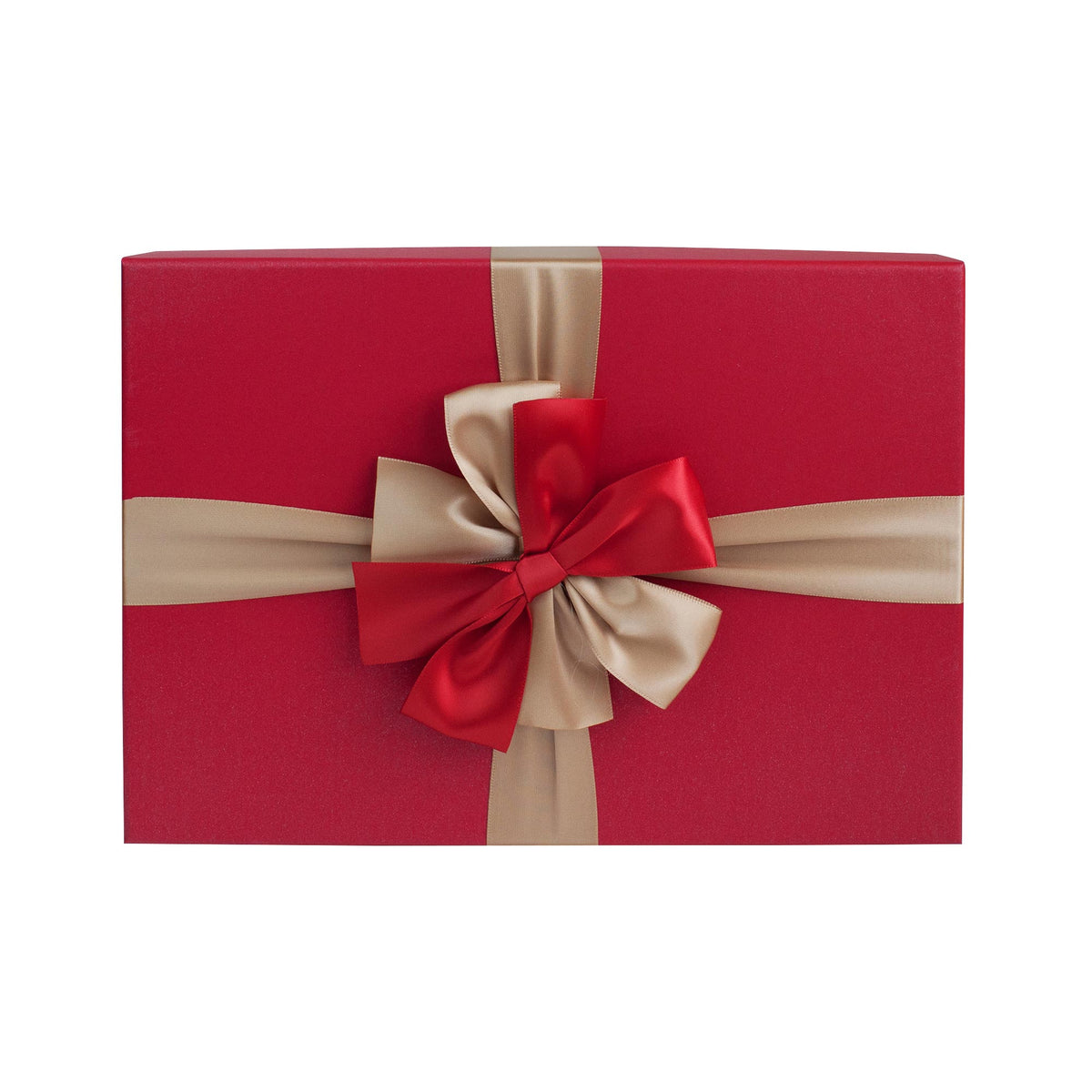 Red Gift Boxes with Satin Ribbon