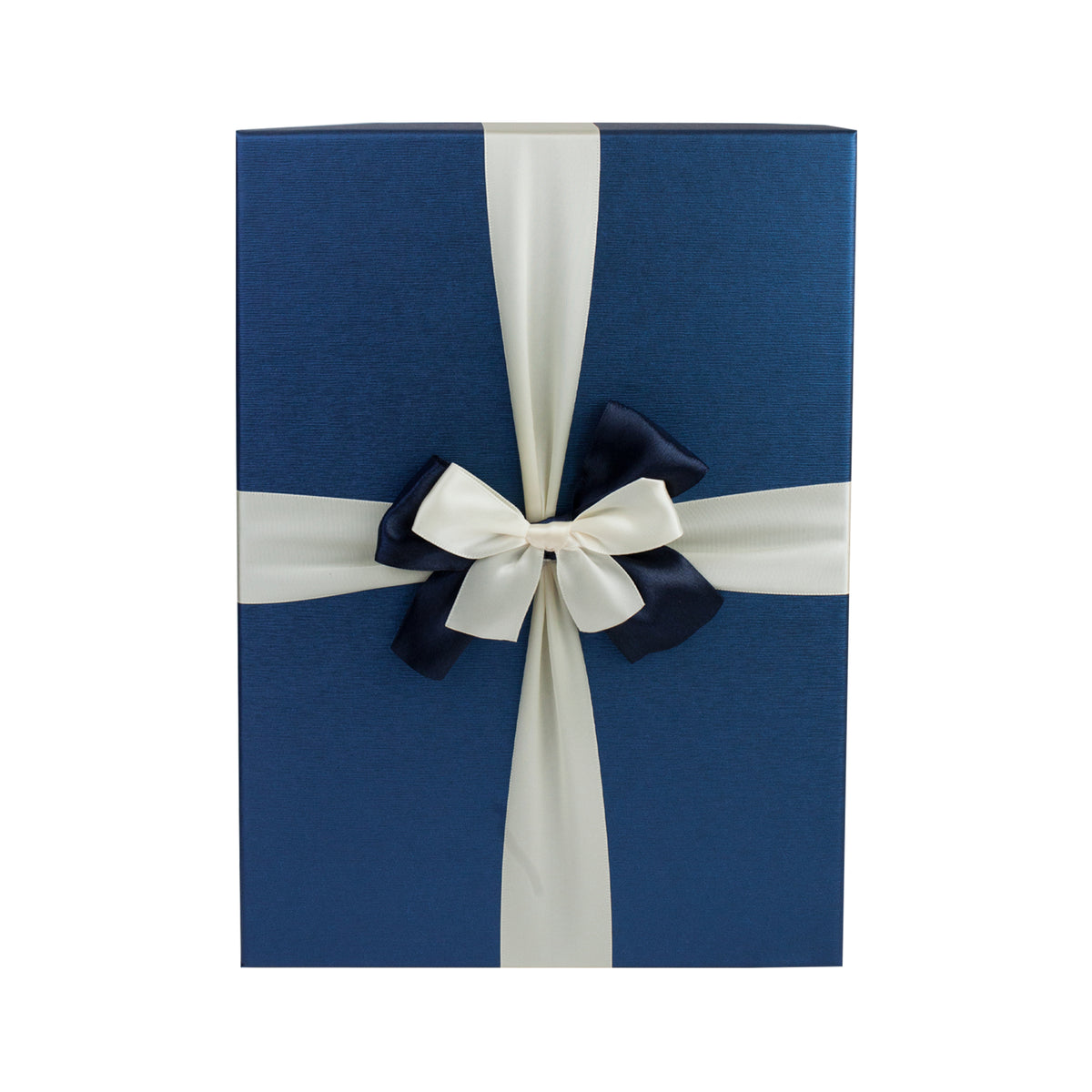 Luxury Blue Gift Box with Satin Bow