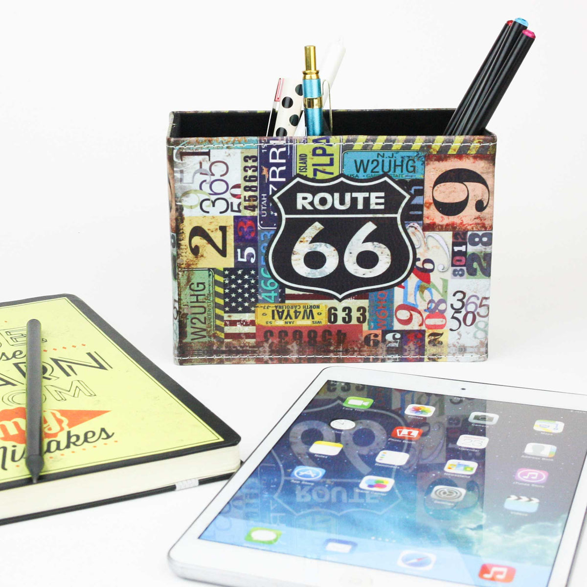 Rectangle Pen Stand - Route 66