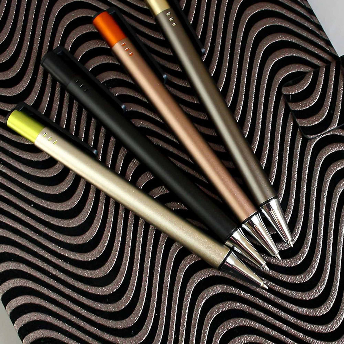 Sleek & Smooth: Metallic Ball Point Pens Pack of 4