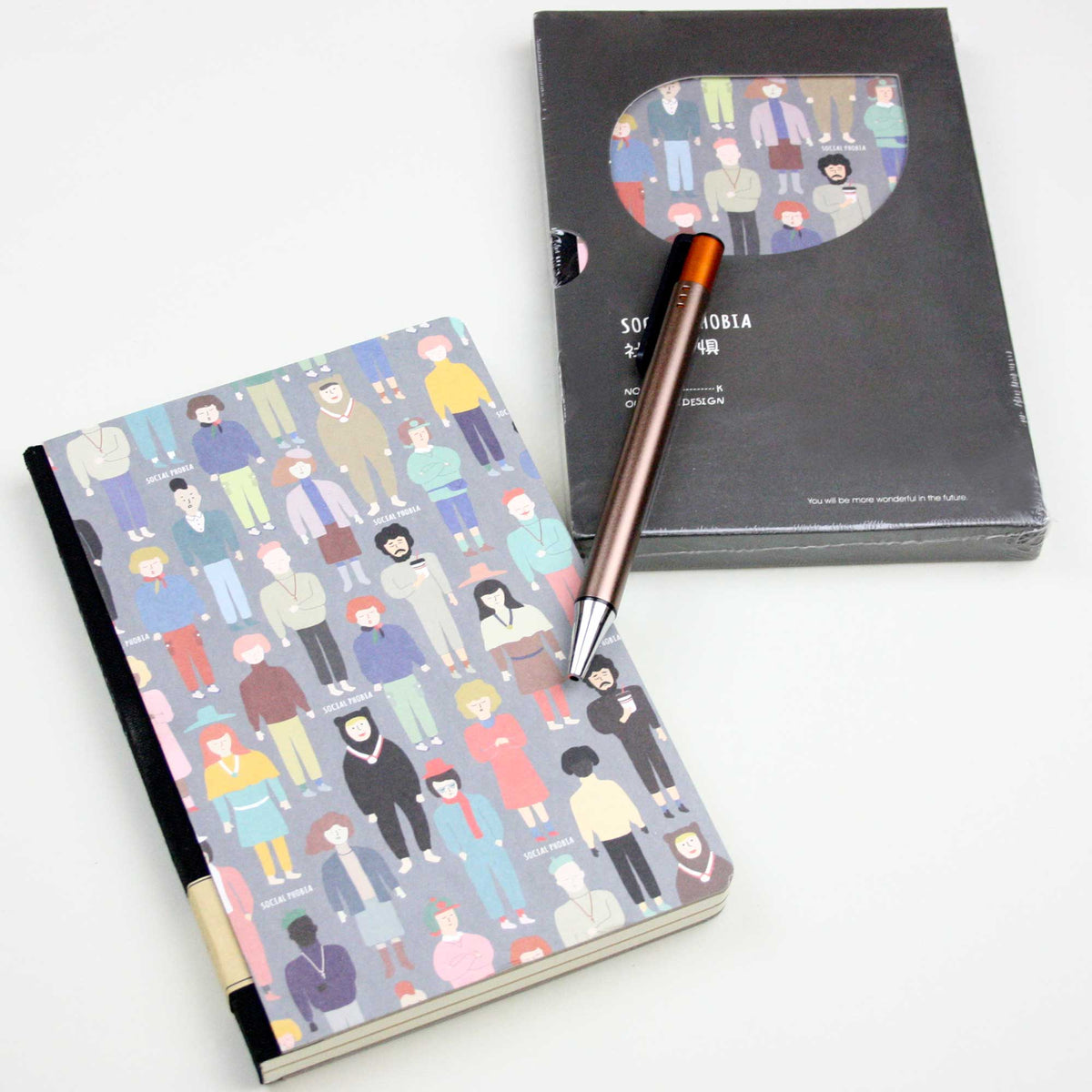 Social Phobia Themed Notebook - Unique Design