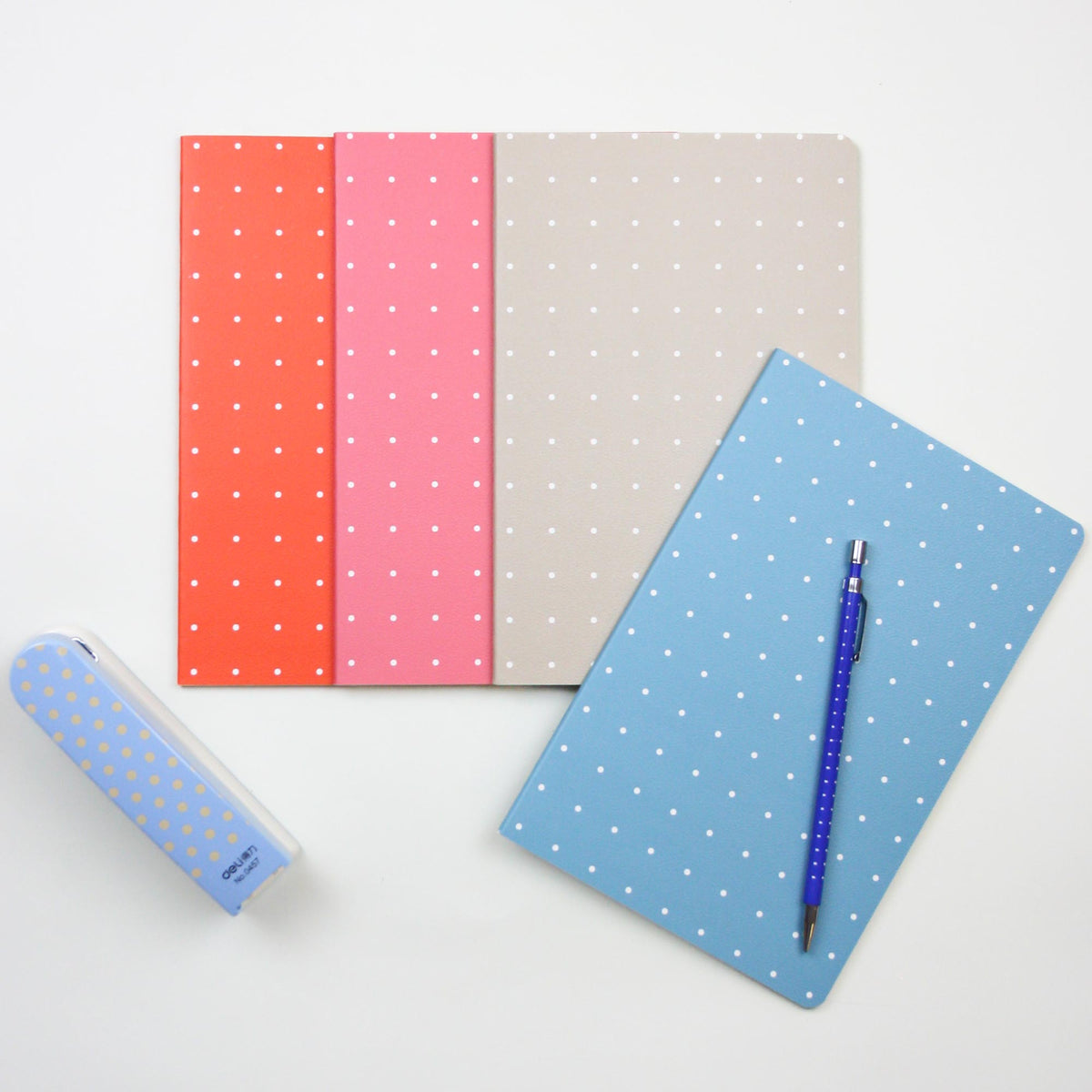 A5 Dots Softcover Notebook - Set of 4 (Sizes Available)