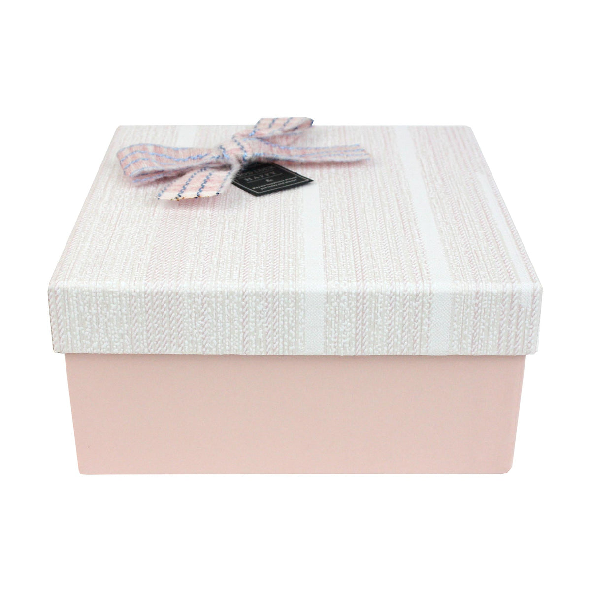 Striped Baby Pink Gift Box - Single